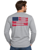 reLAX By The Sea - USA - Adult Heather Gray - Long Sleeve