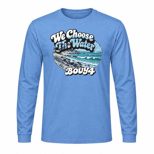 BUOY4 WE CHOOSE THE WATER BEACH LONG SLEEVE GRAPHIC TEE