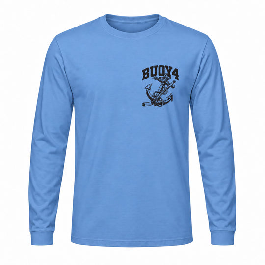 BUOY4 ANCHOR AND HOCKEY LONG SLEEVE GRAPHIC TEE