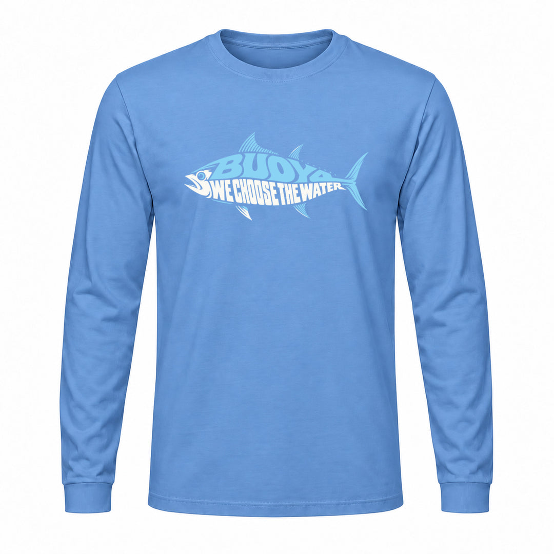 BUOY4 WE CHOOSE THE WATER TUNA LONG SLEEVE GRAPHIC TEE