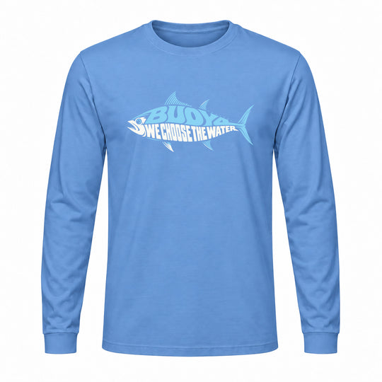 BUOY4 WE CHOOSE THE WATER TUNA LONG SLEEVE GRAPHIC TEE