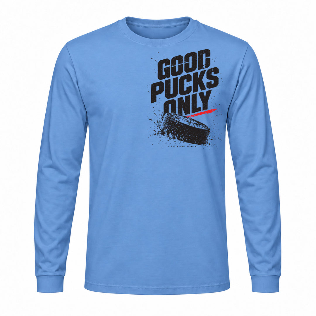 GOOD PUCK ONLY HOCKEY LONG SLEEVE GRAPHIC TEE