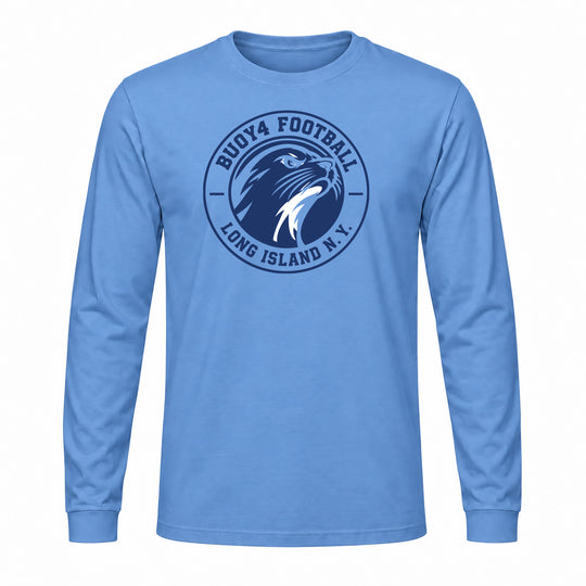 LONG ISLAND SEAL FOOTBALL LONG SLEEVE GRAPHIC TEE