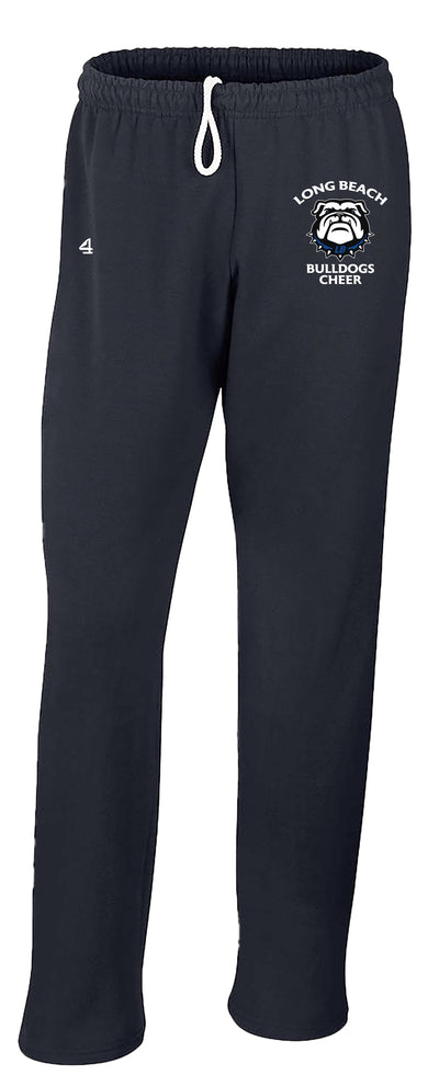 Long Beach Cheer Open-Bottom Sweatpants