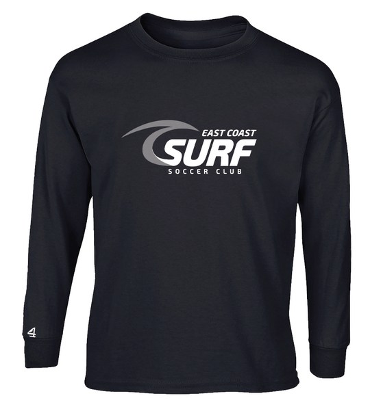 East Coast Surf Soccer Club Logo Long sleeve T-shirt