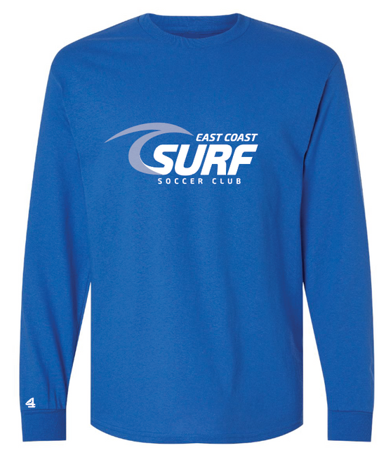 East Coast Surf Soccer Club Logo Long sleeve T-shirt