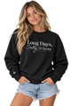 Buoy4 Long Days Salty Waves Crewneck Sweatshirt