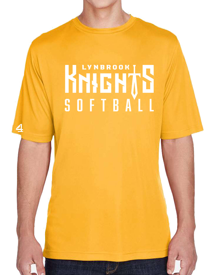 Lynbrook Knights Softball short Sleeve Performance Tee