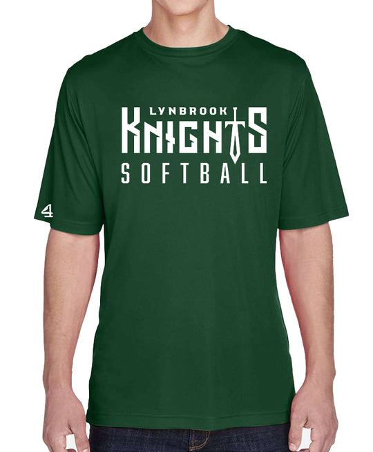 Lynbrook Knights Softball short Sleeve Performance Tee