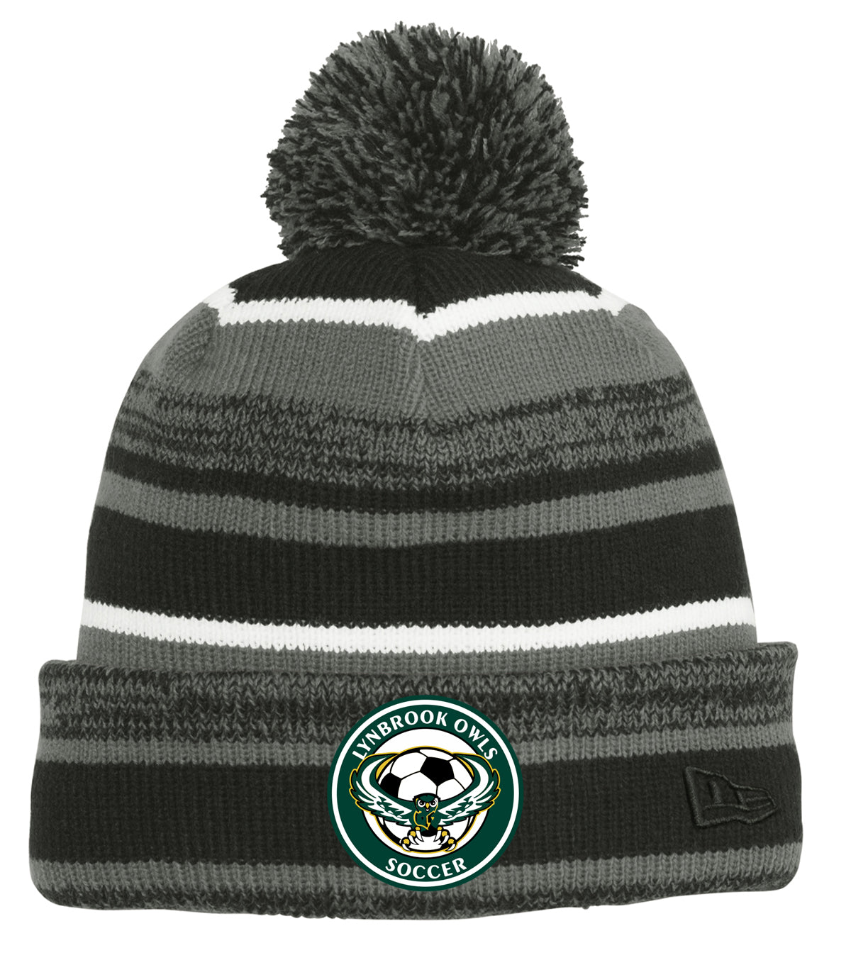 Lynbrook Owls Soccer Pom Pom Hat