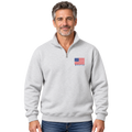Buoy4 flag MENS Printed 1/4-Zip Cadet Collar Sweatshirt