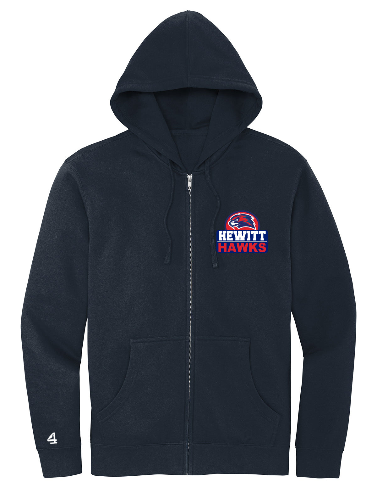 Hewitt Elementary Hawks Full Zip Hoodie