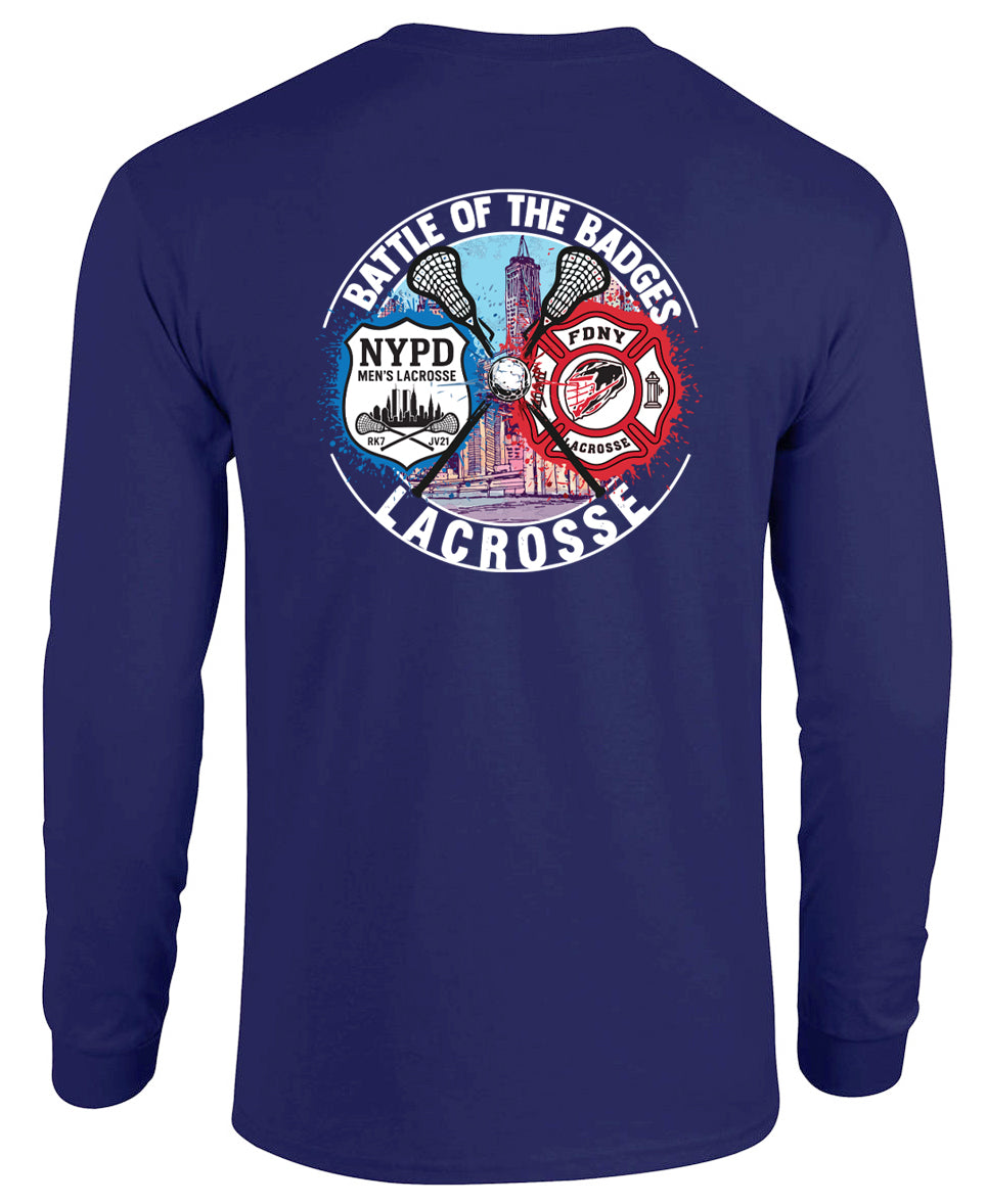 BATTLE OF THE BADGES LONG SLEEVE SHIRT