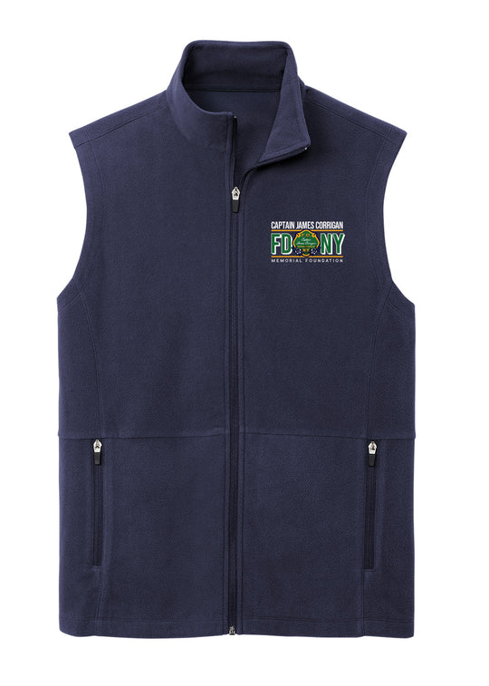 Captain Corrigan Memorial FDNY Embroidered Mens Fleece Vest