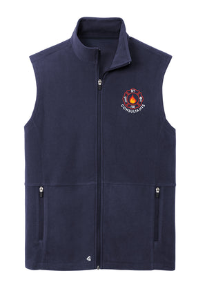 NY Fire Consultants Embroidered Mens Fleece Vest