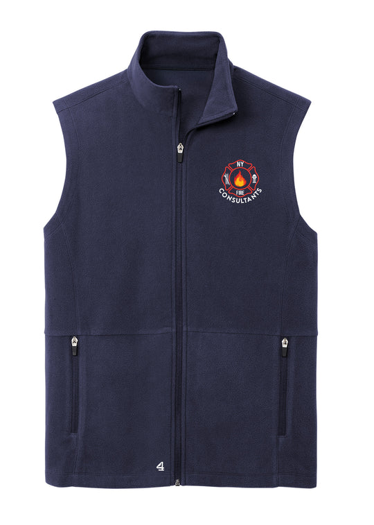 NY Fire Consultants Embroidered Mens Fleece Vest