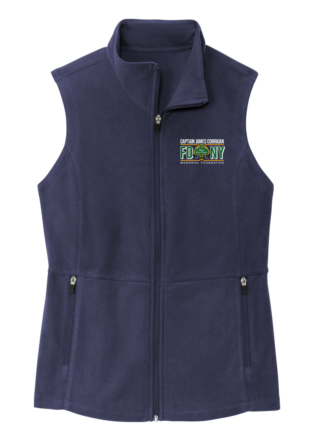 Captain Corrigan Memorial FDNY Embroidered Womens Fleece Vest
