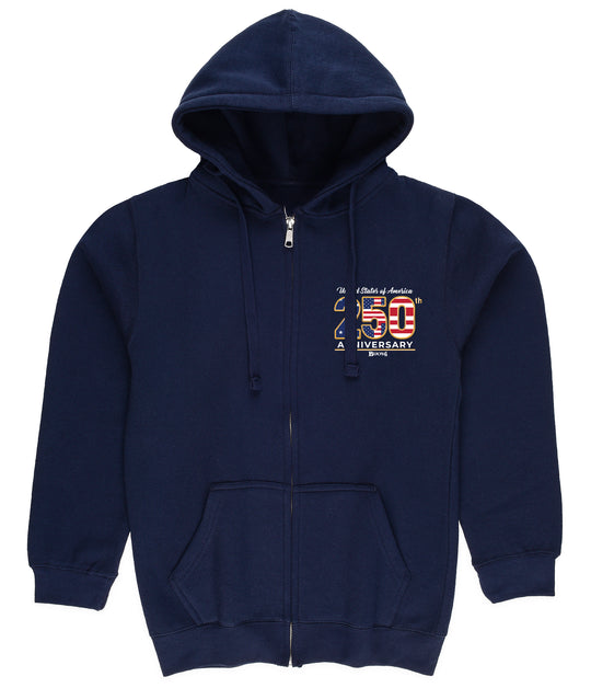 BUOY 4 250 YEARS USA FULL ZIP HOODIE
