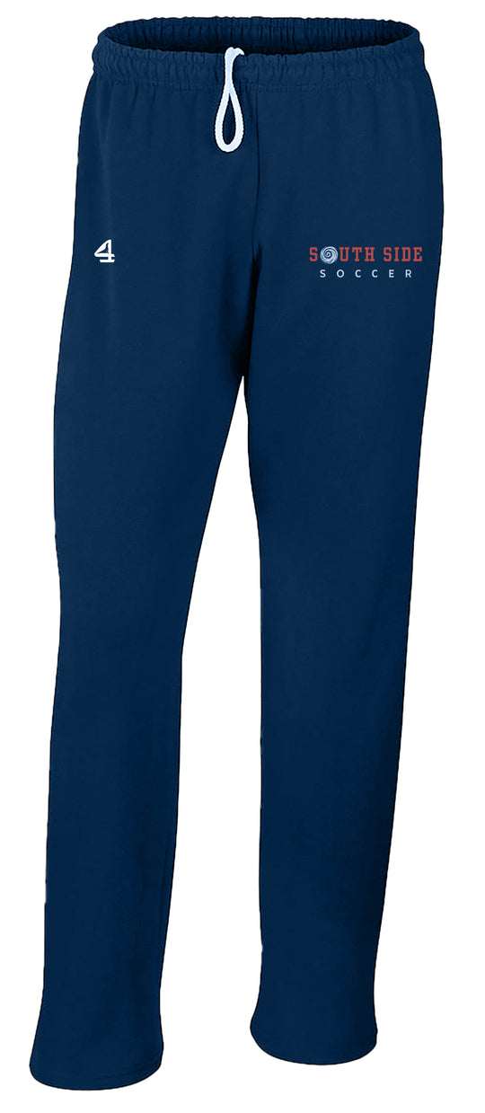 SOUTH SIDE JV SOCCER Open Bottom Sweatpants
