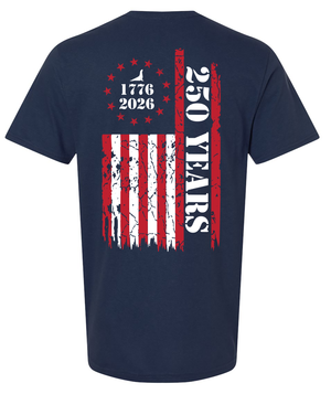BUOY4 250 YEARS USA FLAG TEE