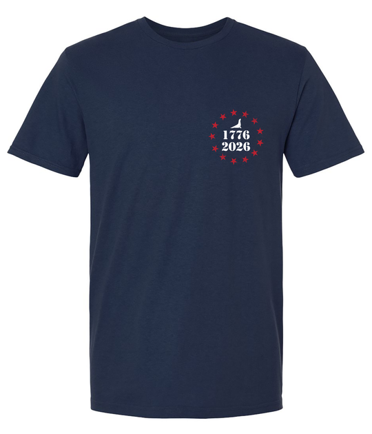 BUOY 4 250 YEARS USA FLAG TEE