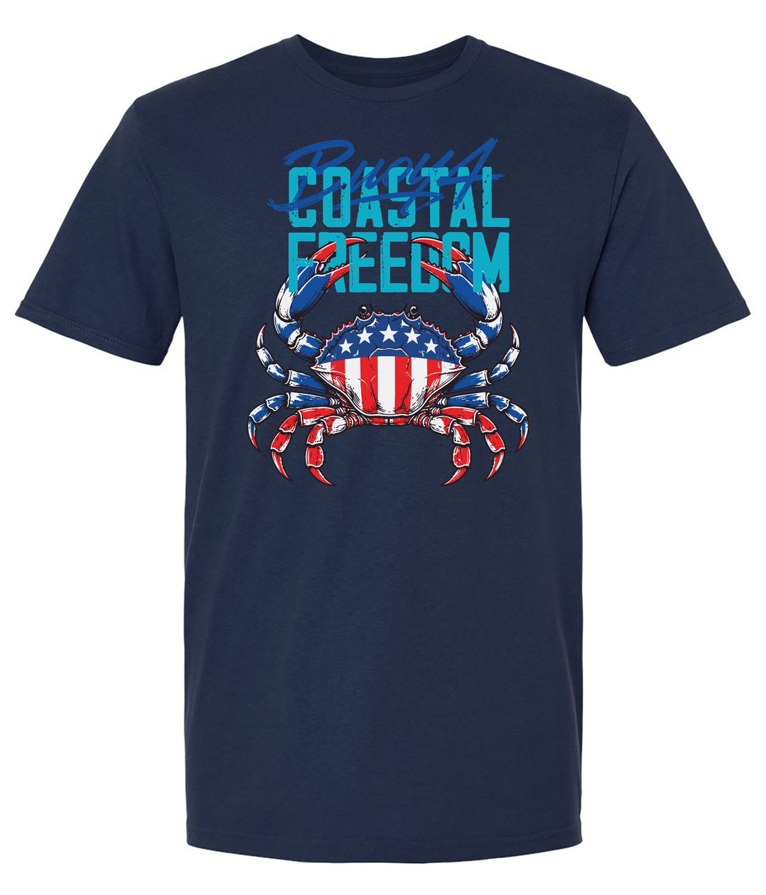 BUOY4 USA BLUE CRAB GRAPHIC TEE