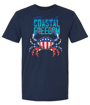BUOY4 USA BLUE CRAB GRAPHIC TEE