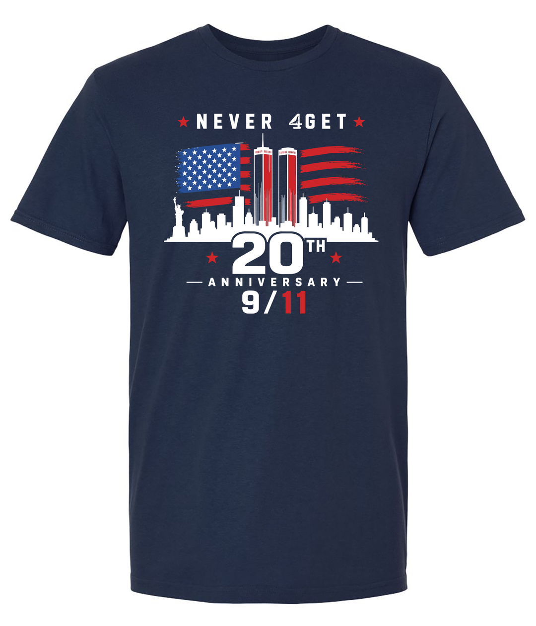 Buoy4 Never 4get 911 GRAPHIC TEE