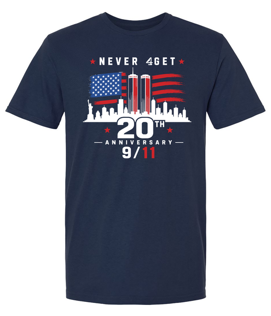 Buoy4 Never 4get 911 GRAPHIC TEE