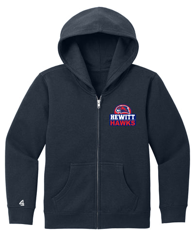 Hewitt Elementary Hawks Full Zip Hoodie