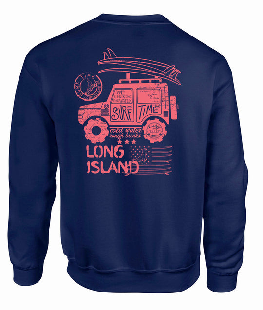 Buoy 4 Long Island Surf Crewneck Sweatshirt