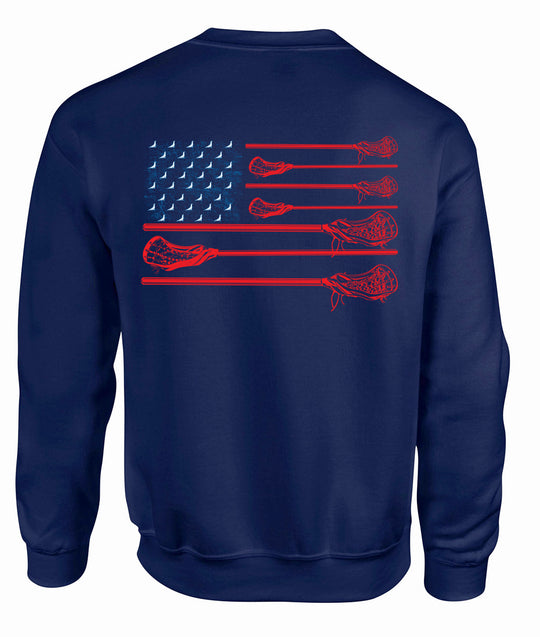 Buoy 4 LAX PATRIOTIC Crewneck