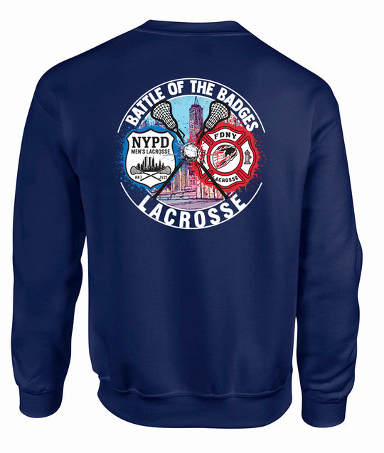 BATTLE OF THE BADGES CREWNECK