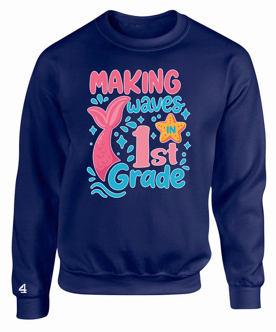 Making Waves Youth Crewneck