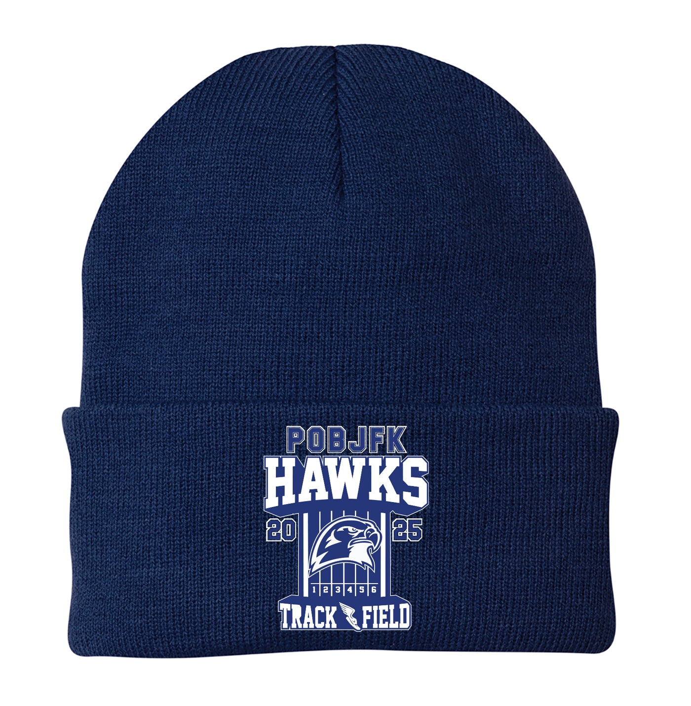 Hawks Track and Field Beanie