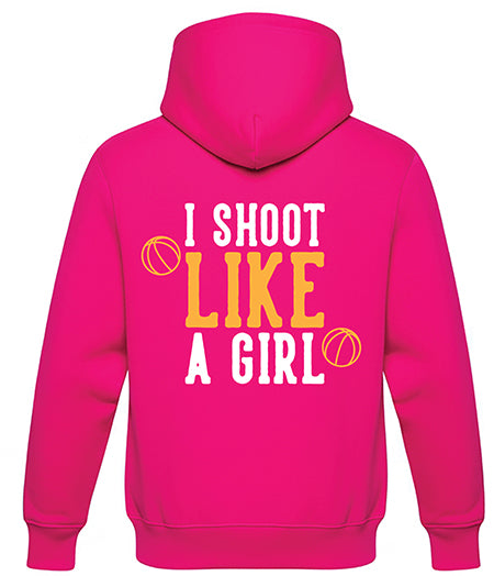 Buoy 4 Girls Basketball I Shoot Like a Girl Hoodie