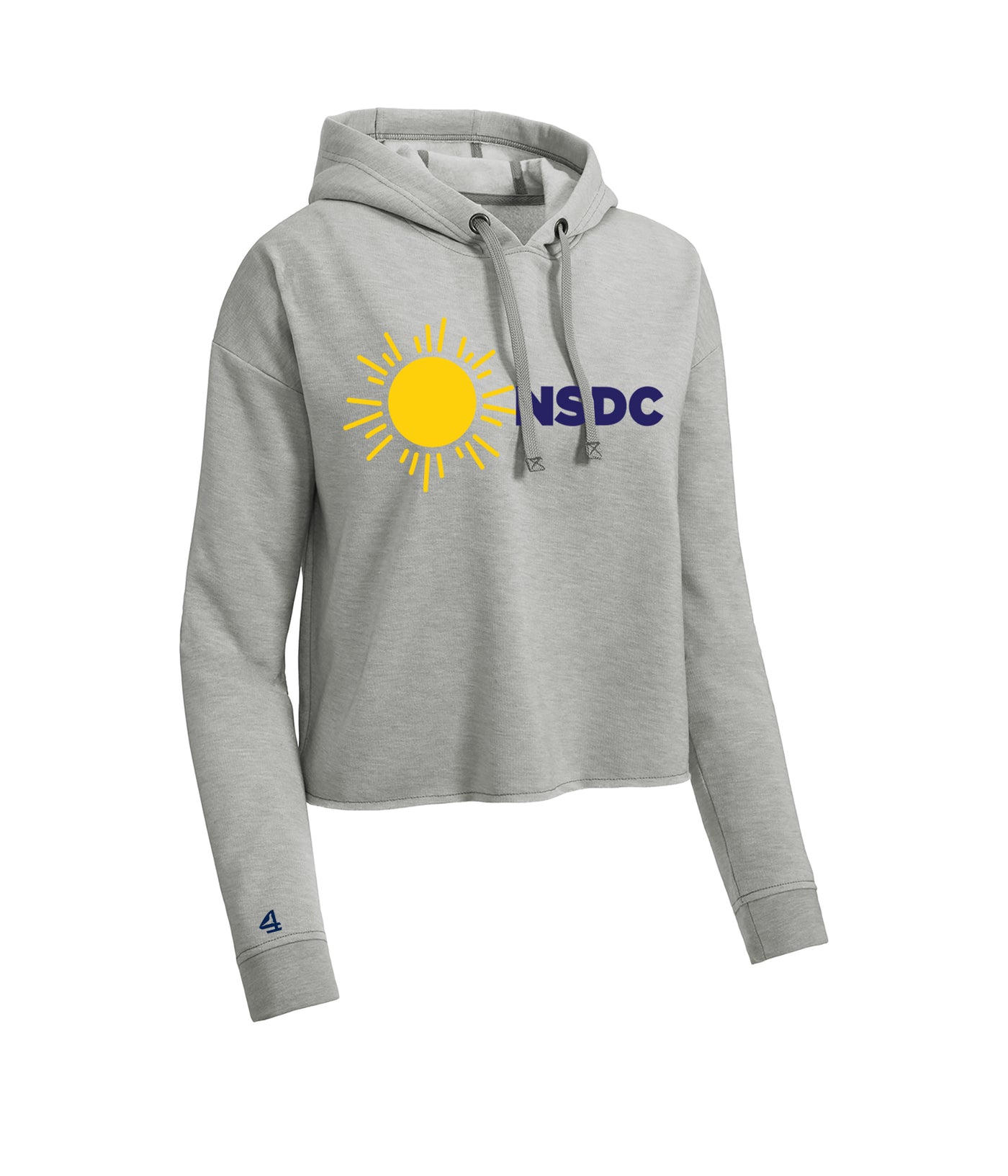 NSDC Women Cropped Lightweight Hoodie