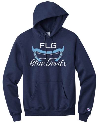 FLG LACROSSE BLUE DEVILS Champion® Powerblend® Pullover Hoodie