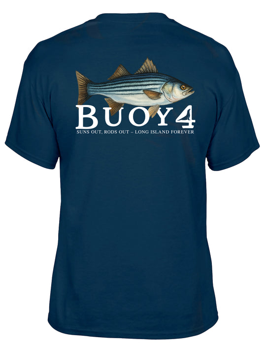 Buoy 4 Striped Bass Short Sleeve Graphic Tee