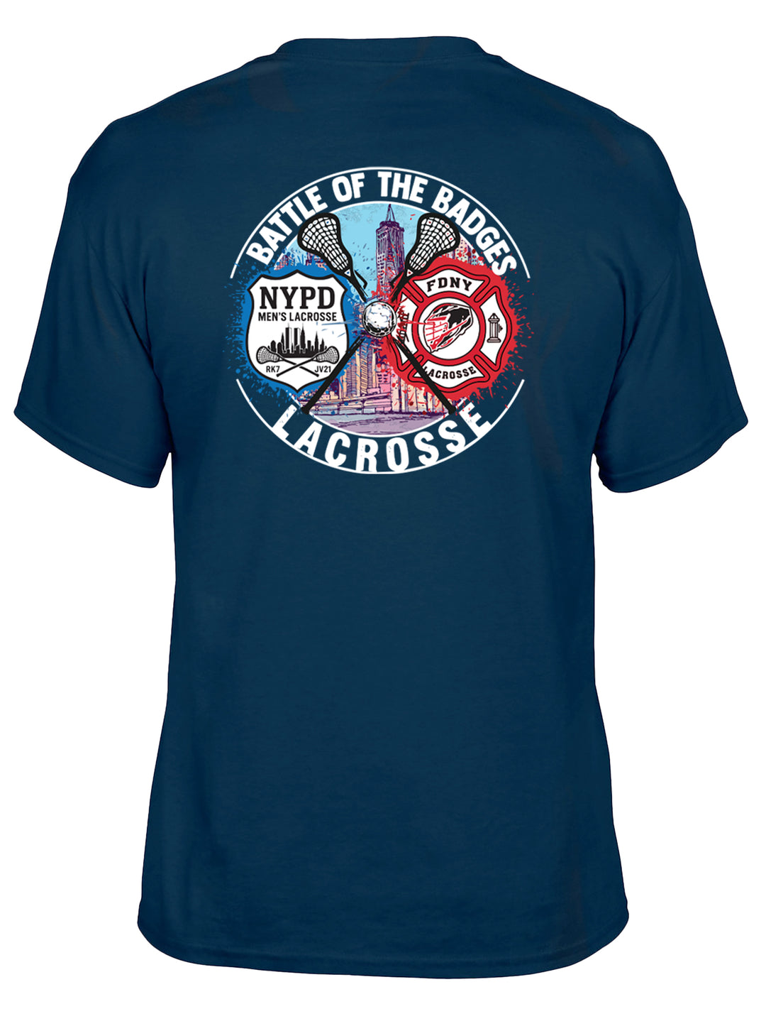 BATTLE OF THE BADGES SHORT SLEEVE SHIRT
