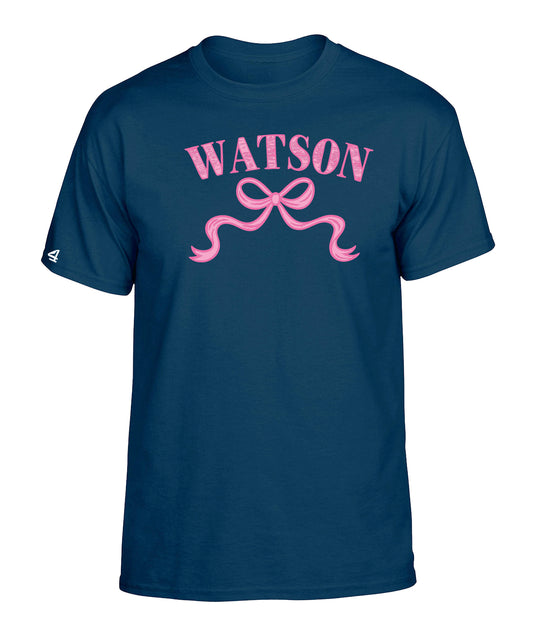WATSON ELEMENTARY WILDCATS Bow SS Tshirt