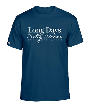 Buoy4 Long Days Salty Waves Short Sleeve Graphic Tee