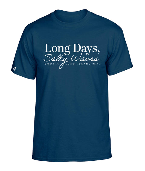 Buoy4 Long Days Salty Waves Short Sleeve Graphic Tee