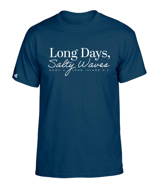 Buoy 4 Long Days Salt Short Sleeve Graphic Tee