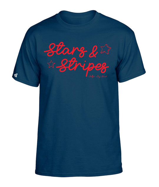 Buoy 4 Stars and Stripes Short Sleeve Graphic Tee
