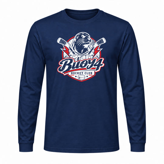 BUOY4 SEAL HOCKEY CLUB LONG SLEEVE GRAPHIC TEE