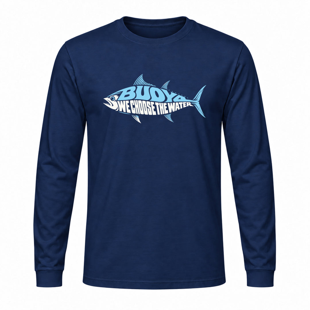 BUOY4 WE CHOOSE THE WATER TUNA LONG SLEEVE GRAPHIC TEE
