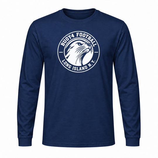 LONG ISLAND SEAL FOOTBALL LONG SLEEVE GRAPHIC TEE