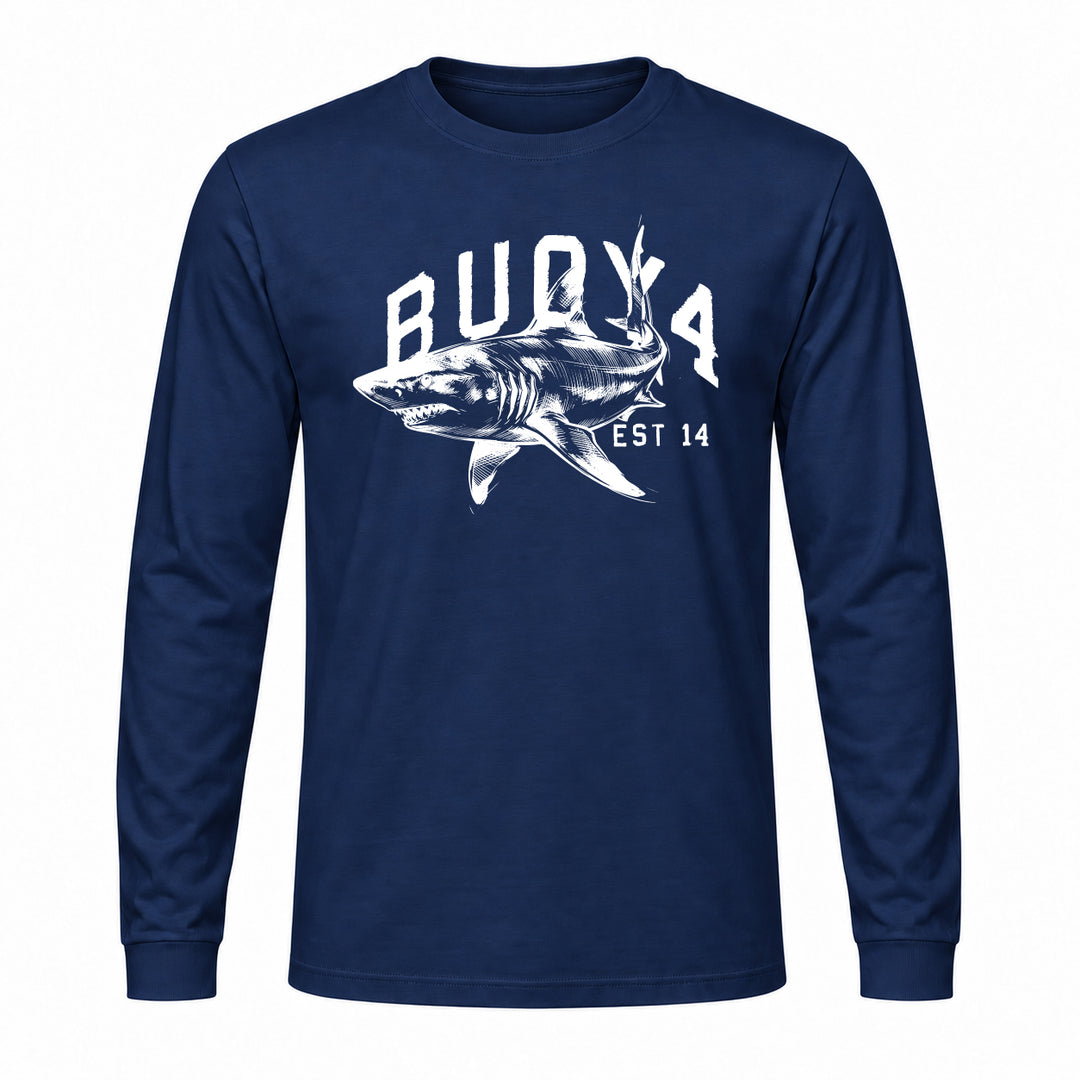 BUOY4 SHARK EST LONG SLEEVE GRAPHIC TEE