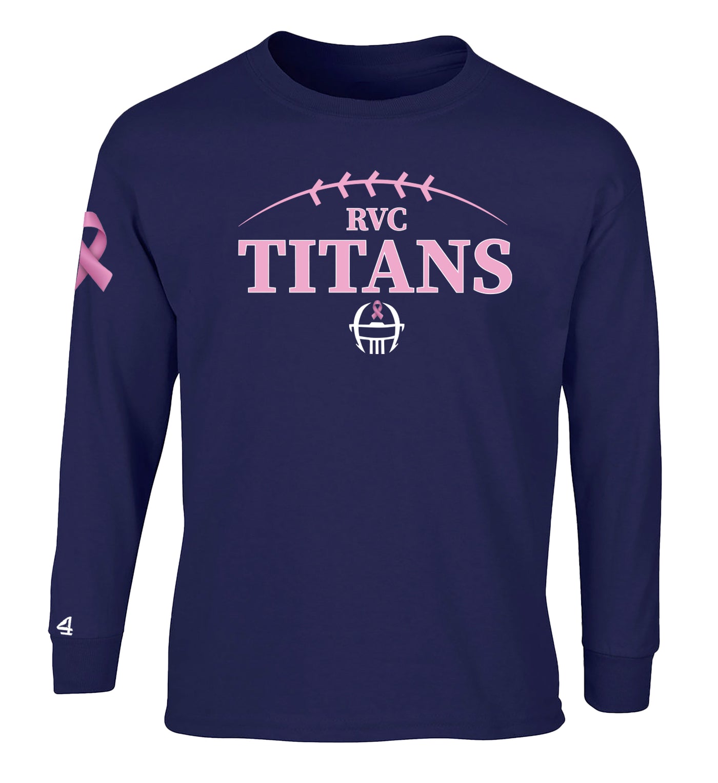 Titans Awareness Long Sleeve T Shirt Youth & Adult Size